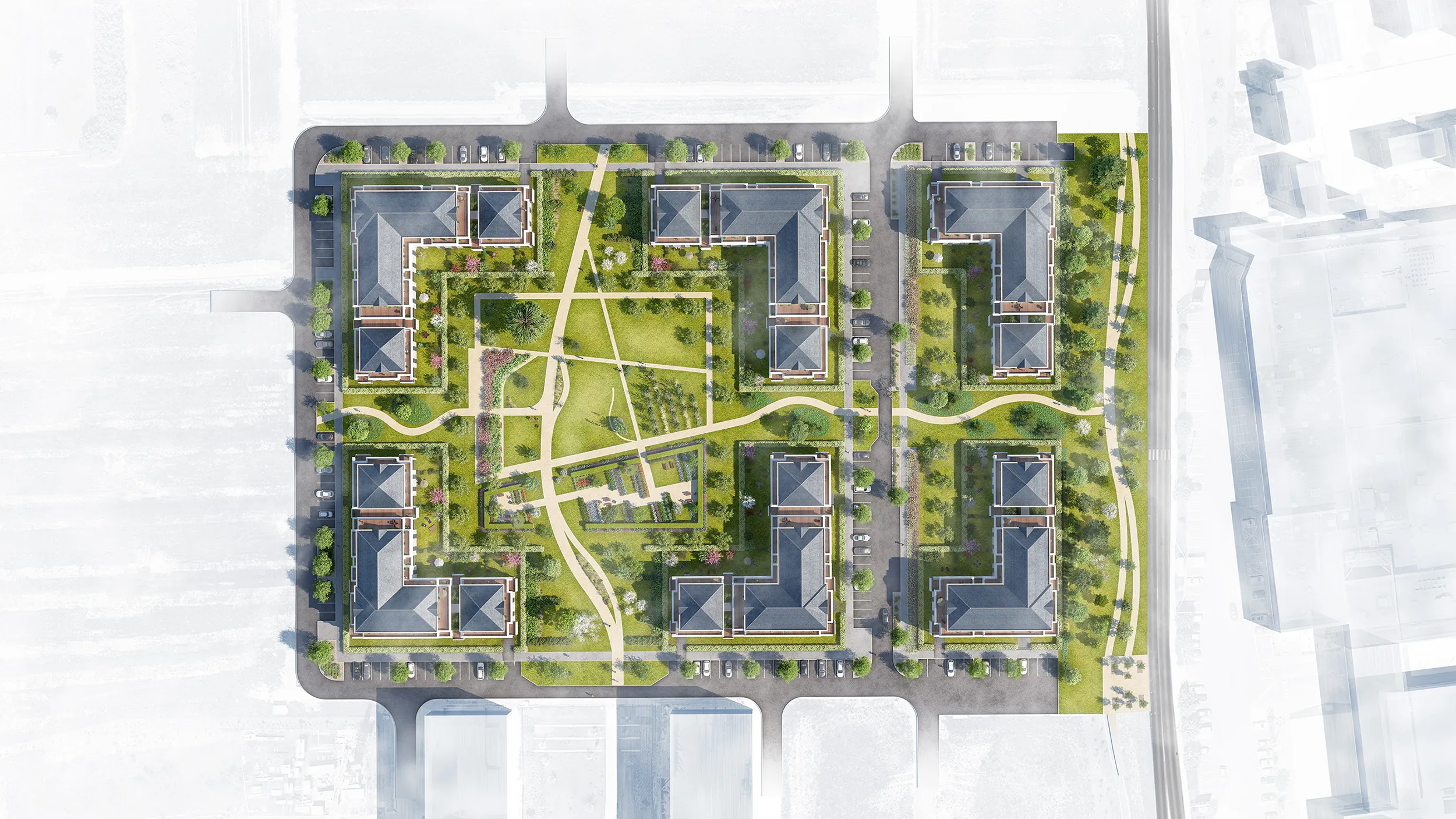 Plan de masse, Central Parc