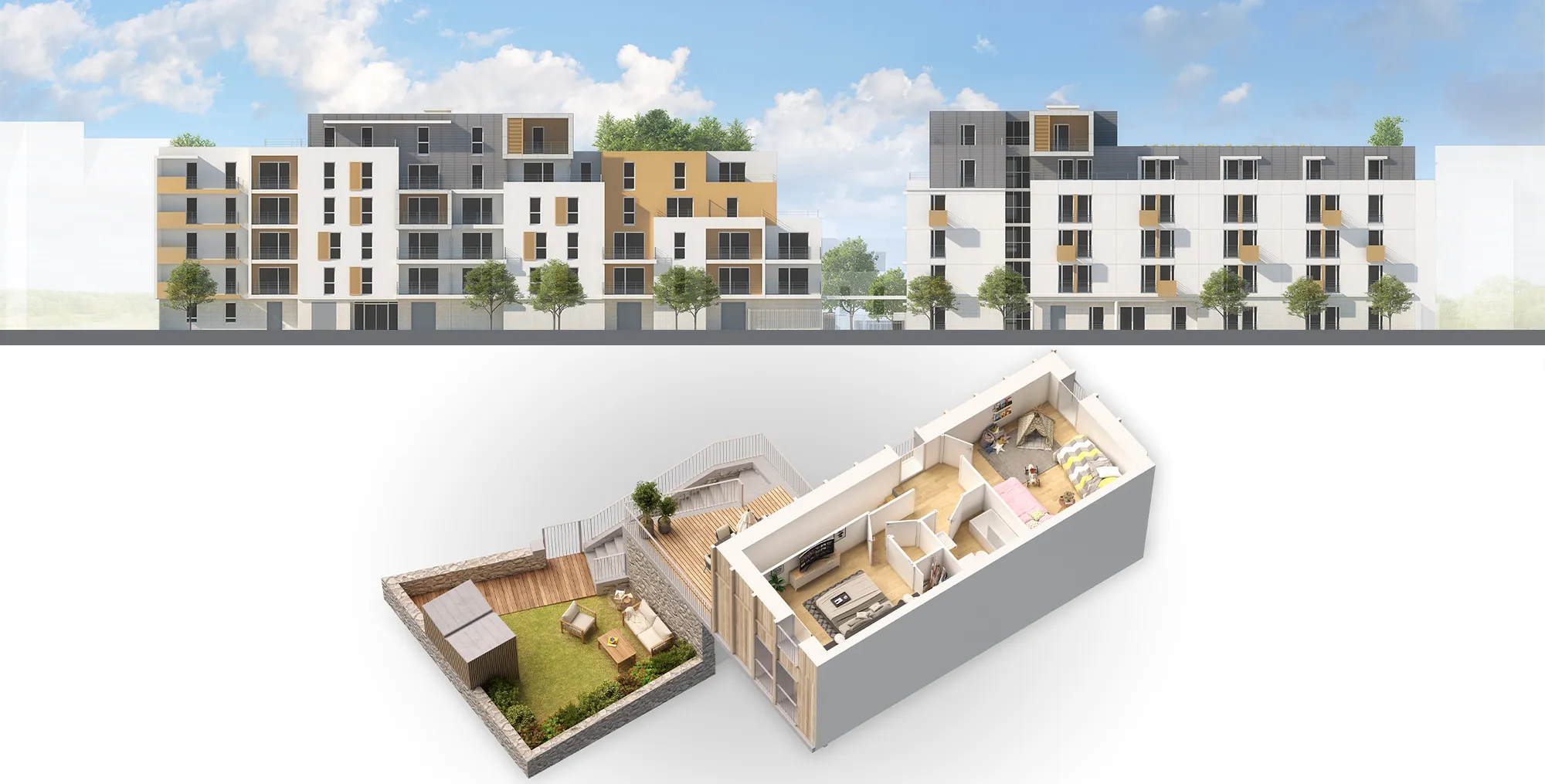 Façades et plans de coupes